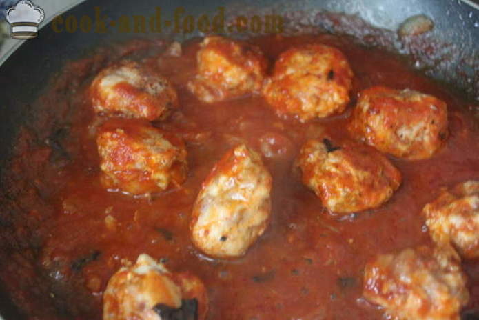 Meat balls mitboly - mitboly how to cook in a pan with a step by step recipe photos