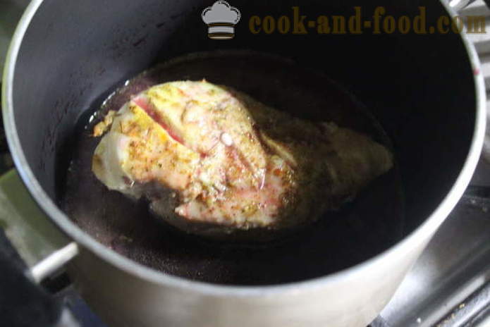 Juicy chicken breast baked in the oven with sour cream - how to cook a delicious chicken breasts, a step by step recipe photos
