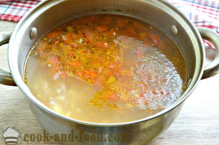 Soup with canned peas and cabbage - how to cook soup with cabbage and peas, a step by step recipe photos