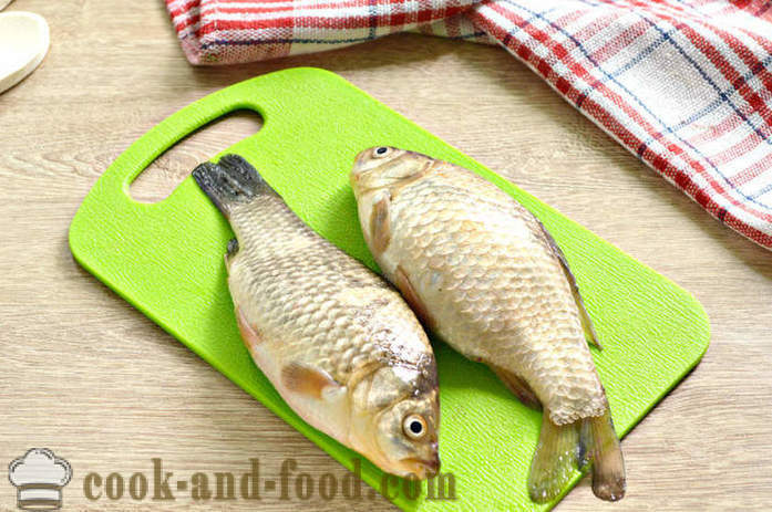 Tasty carp in the oven whole - how to cook tasty carp in the oven, with a step by step recipe photos