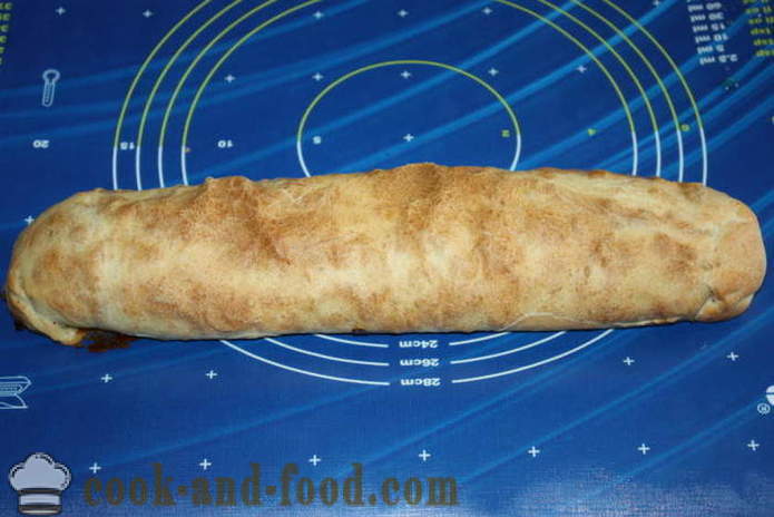 Viennese strudel with apples - how to cook strudel with apples in filo dough, a step by step recipe photos