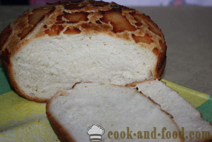 Homemade bread with a crisp in the oven - how to bake white bread at home, step by step recipe photos