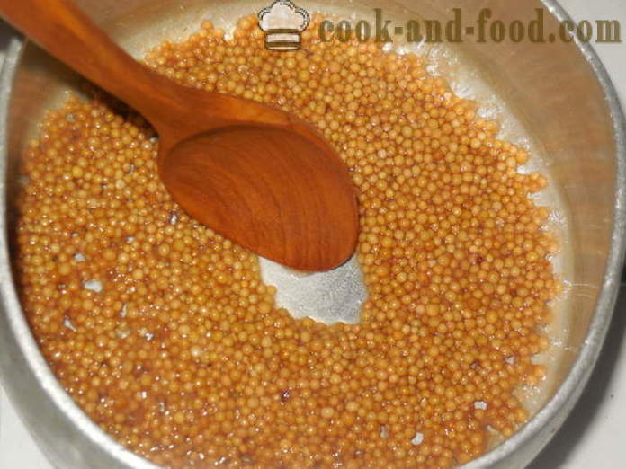 Mustard from mustard powder and grains - how to make mustard at home, step by step recipe photos