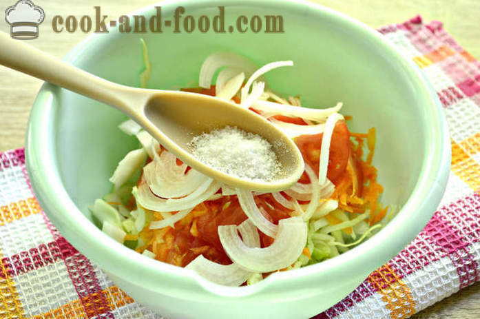Step by step recipe photo delicious salad of fresh cabbage and carrots - how to cook a delicious salad of young cabbage and carrots