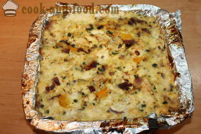 Terrine of chicken with vegetables - how to cook chicken terrine in the oven, with a step by step recipe photos