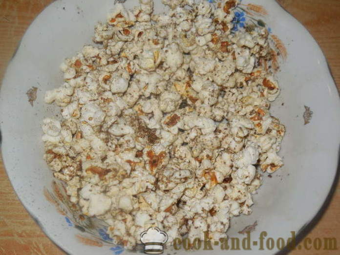 Salty and sweet popcorn in a pan - how to make popcorn at home properly, step by step recipe photos