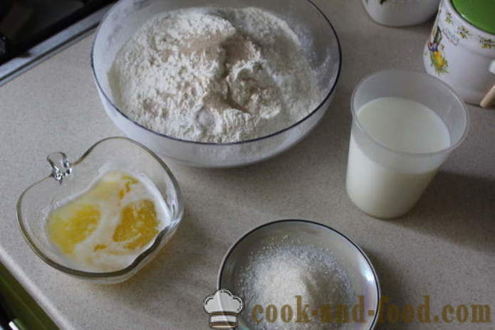 Milky white bread in the bread machine - how to bake bread in the milk, a step by step recipe photos