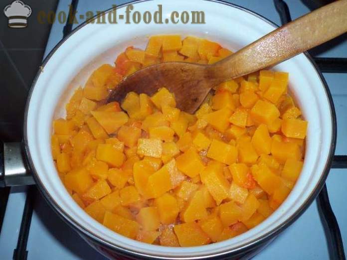 Baked pumpkin with semolina and cream cheese without - how to cook a casserole of pumpkin in the oven, with a step by step recipe photos