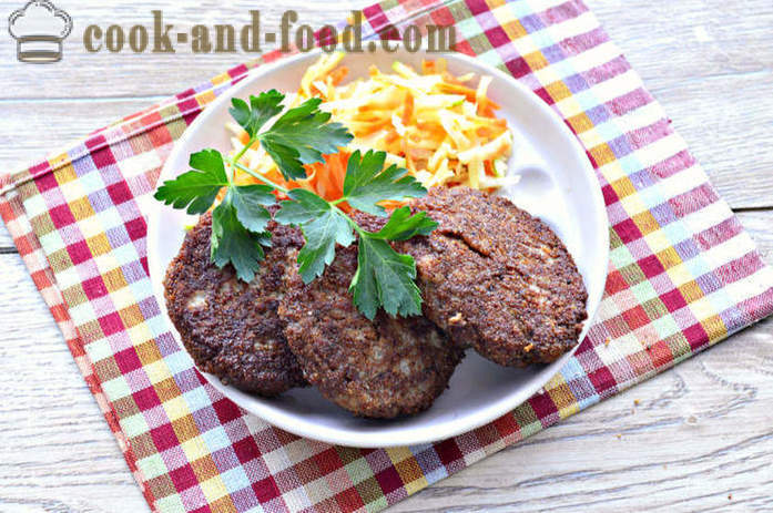 Cutlets from minced chicken egg-free - how to make cakes without eggs from the finished meat, a step by step recipe photos