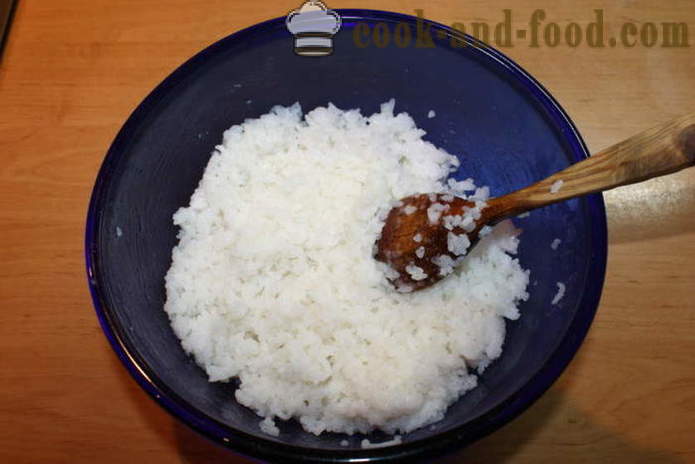 Best sushi rice with rice vinegar - how to cook rice for sushi at home, step by step recipe photos