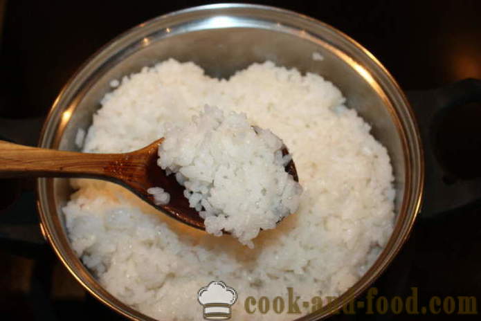 Best sushi rice with rice vinegar - how to cook rice for sushi at home, step by step recipe photos