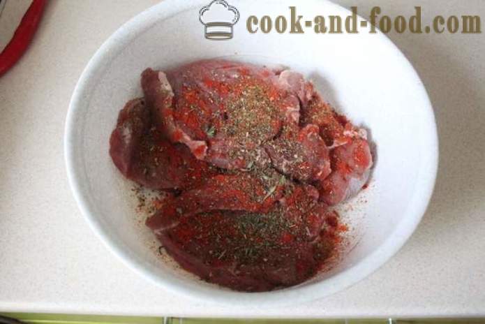 Beef steak in a frying pan - how to roast beef steak, a step by step recipe photos