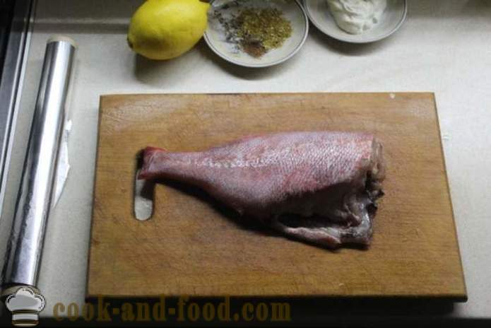 Sea bass in cream sauce in the oven - how to cook a delicious sea bass in the oven, with a step by step recipe photos