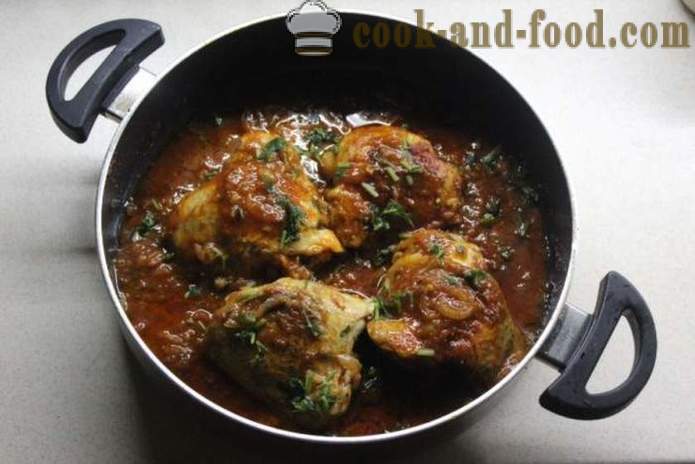 Chakhokhbili Chicken in Georgian - how to cook chakhokhbili at home, step by step photo-recipe