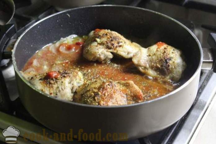 Chakhokhbili Chicken in Georgian - how to cook chakhokhbili at home, step by step photo-recipe
