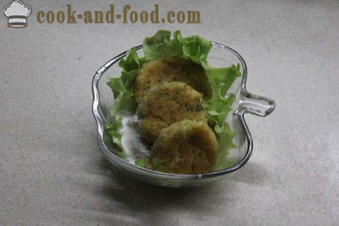 Balls of potatoes with cheese and herbs in oil - how to make potato balls with cheese, a step by step recipe photos