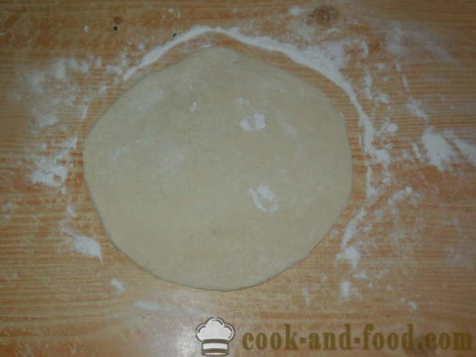 Tatar dish Cainari - how to make tortillas with meat in the oven, with a step by step recipe photos