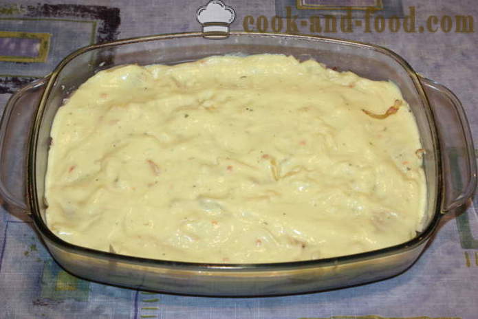 Lasagna with chicken and cheese sauce and milk - how to cook lasagna at home in the oven, with a step by step recipe photos