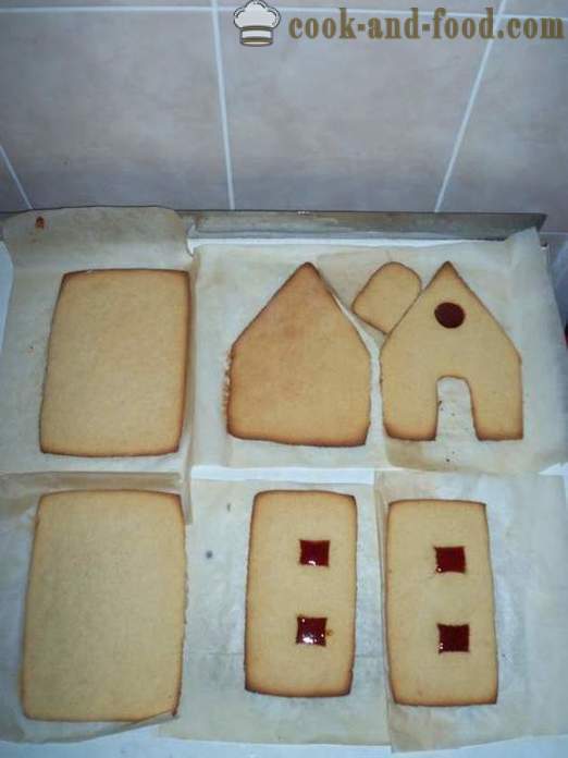 Gingerbread House - gradually master class, how to bake a gingerbread house at home, step by step recipe photos