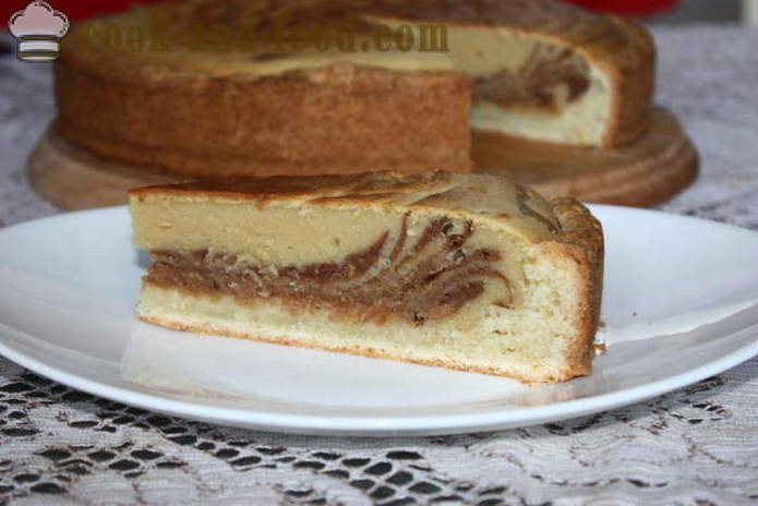 Home-made cake zebra in Italian - how to make a cake Zebra, step by step recipe photos