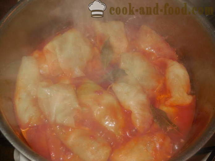 Stuffed cabbage with buckwheat, potatoes and mushrooms - how to cook meatless stuffed with buckwheat, a step by step recipe photos