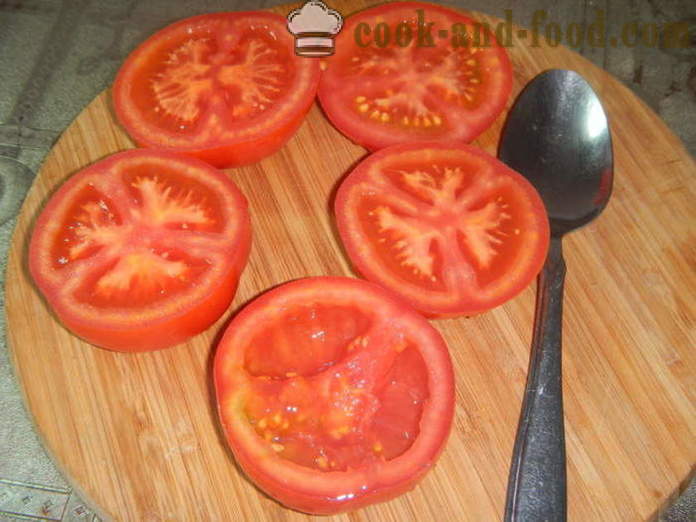 Tomatoes stuffed with minced meat in the oven - how to make stuffed tomatoes, a step by step recipe photos