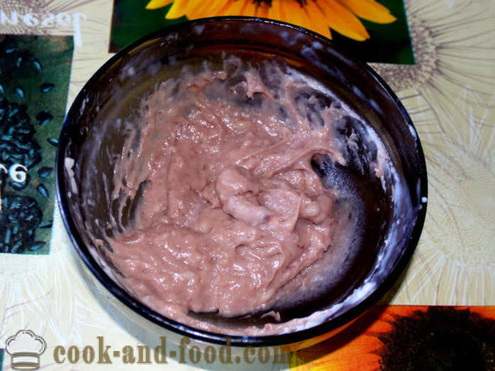 Homemade chocolate vanilla pudding with milk - how to cook the pudding at home, step by step recipe photos