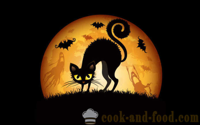 Scary Halloween cards with afternoon - pictures and postcards for Halloween for free