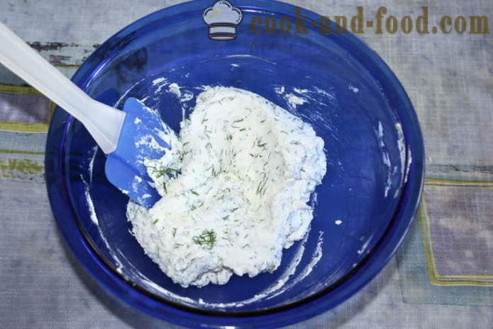 Homemade tartare with ricotta, dill and mint - how to make cream of tartar at home, step by step recipe photos