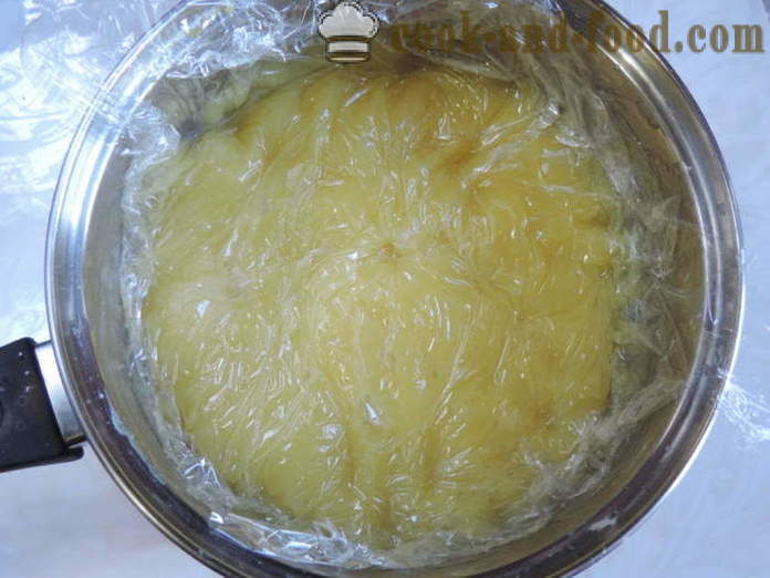 Lemon custard with starch - how to cook homemade custard with lemon, with a step by step recipe photos