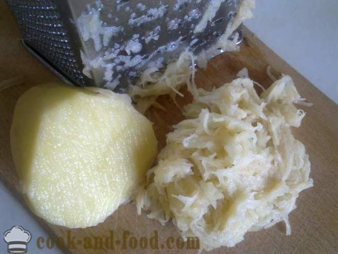 Casserole of grated raw potatoes with cheese and garlic - how to cook a delicious casserole of potatoes in the oven, with a step by step recipe photos