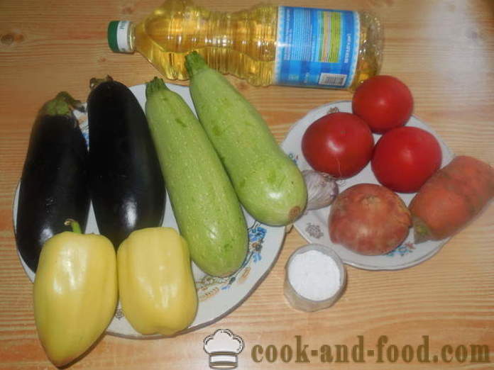 Delicious caviar dish of zucchini and eggplant - how to make eggs zucchini and eggplant in multivarka, step by step recipe photos