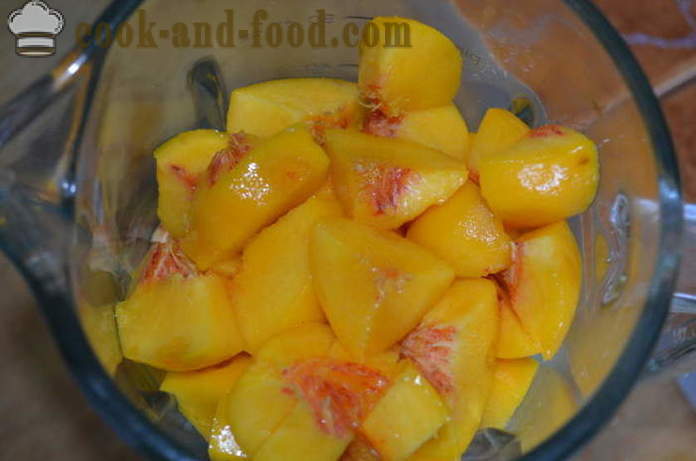 Ice cream sorbet melon, peach and banana - how to make a sorbet at home, step by step recipe photos