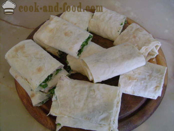 Pita bread stuffed with a frying pan - how to make pita stuffed with fried in a pan, with a step by step recipe photos