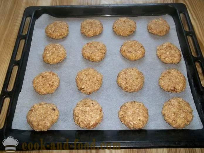 Homemade oatmeal cookies oatmeal - how to cook oatmeal cookies at home, step by step recipe photos