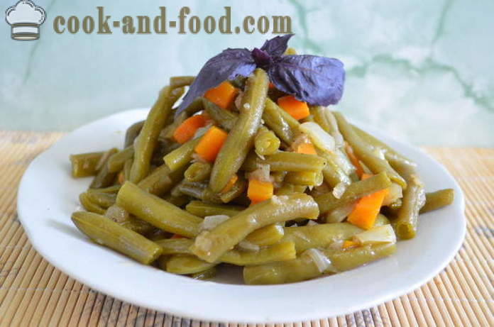 Delicious green beans - how to cook green beans, a step by step recipe photos