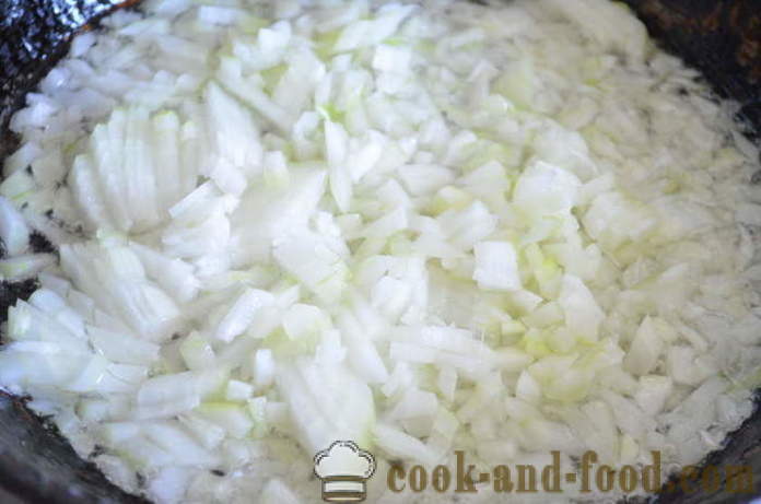 Lean fish pilaf - how to cook risotto with fish canned, step by step recipe photos