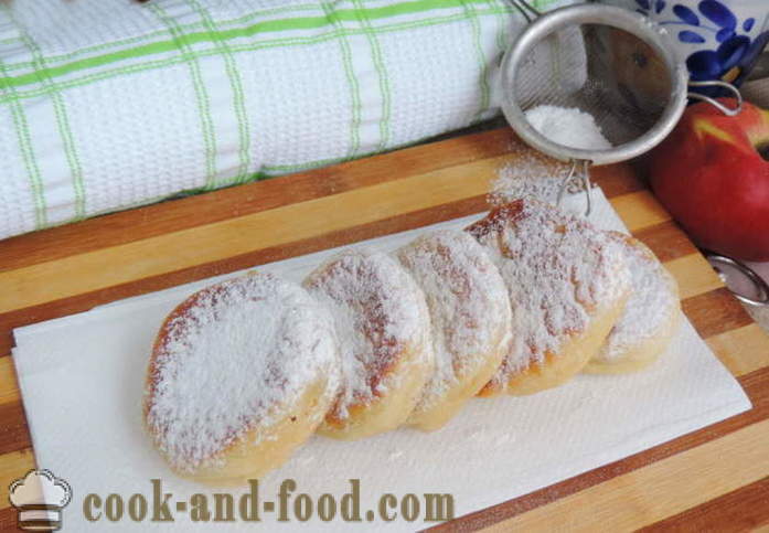 Lush yeast donuts with curd filling - how to make donuts at home, step by step recipe photos