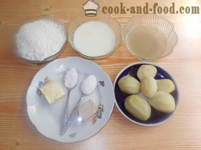 Homemade bread with mashed potatoes - how to cook potato bread at home, step by step recipe photos