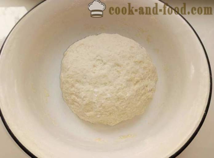 Homemade wheat bread in the oven