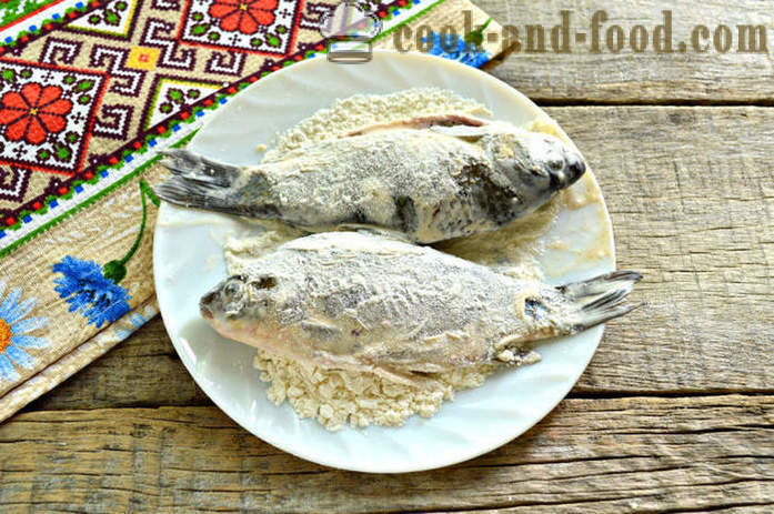 Fried carp with mayonnaise - how to fry carp on a frying pan, a step by step recipe photos