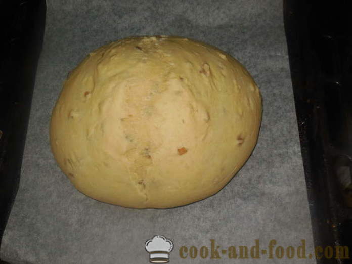 Home Ukrainian bread with bacon and lard - how to bake bread in the bread oven in the home, step by step recipe photos