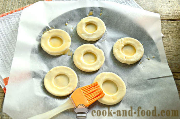 Vol au vent stuffed puff - how to make a Vol au vent puff pastry, with a step by step recipe photos