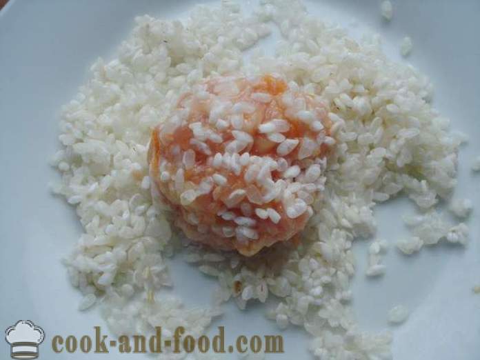 Dietary meatballs for a couple - how to cook meatballs with rice and minced meat in multivarka, step by step recipe photos