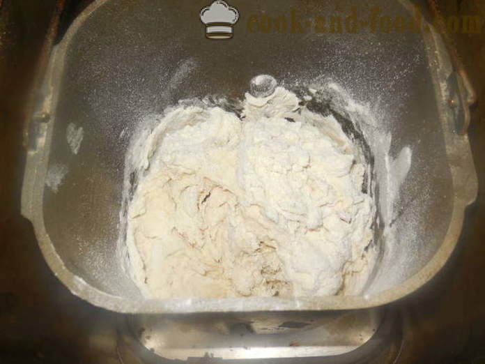 Cheese bread on serum bread maker - how to bake bread in the bread maker with cream cheese on a serum, a step by step recipe photos