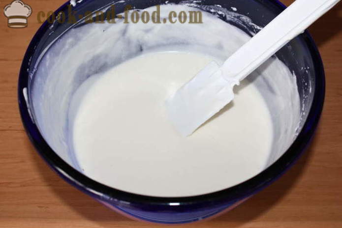 Sweet for Easter cake with gelatin of proteins, so as not to crumble - how to make a cake for a sweet home, step by step recipe photos