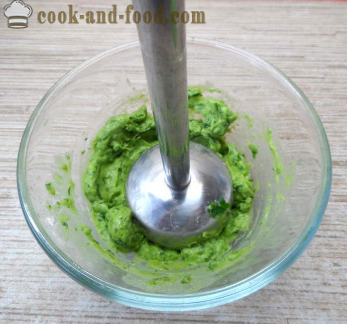 Green guacamole sauce classic - how to make guacamole avocados at home, step by step recipe photos