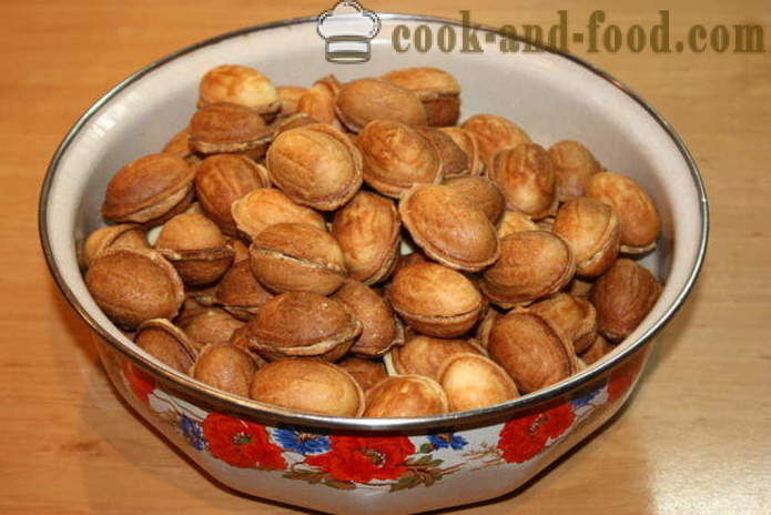 Cookies Nuts as a child - how to make cookies with condensed milk nuts, old step by step recipe photos