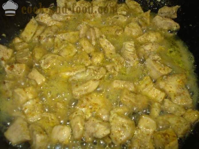 Delicious chicken stuffing - how to cook a chicken filling, step by step recipe photos