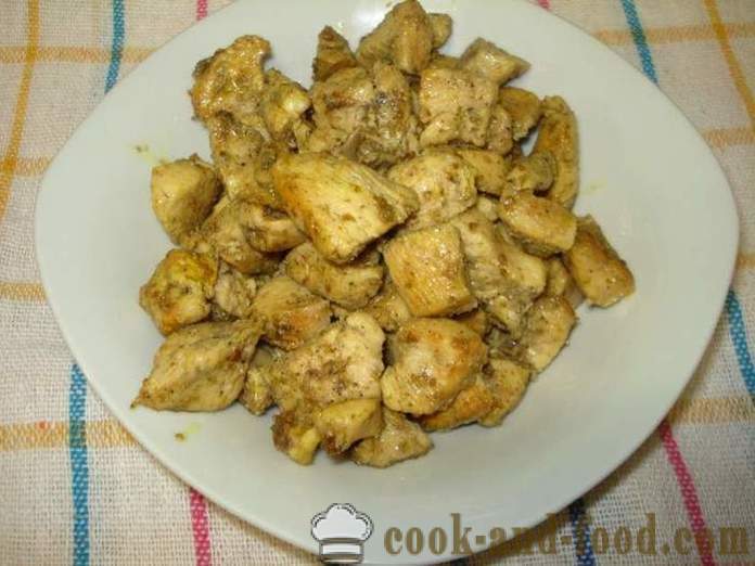 Delicious chicken stuffing - how to cook a chicken filling, step by step recipe photos